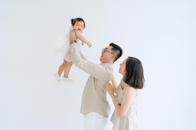 家庭, 父母, 婴儿, 父亲, 妈妈, 育儿, 爱, 女儿, 童年, 幸福
